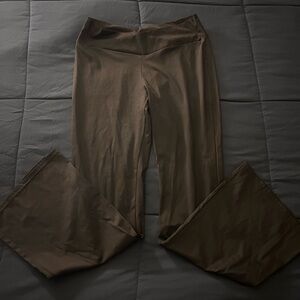 Flared Black Leggings